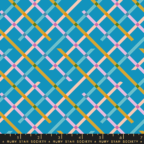 Off Grid in Bright Blue, by Rashida Coleman-Hale For Ruby Star Society