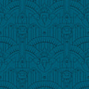 Dog Park by Sarah Watts for Ruby Star Society, Deco Pup in Teal