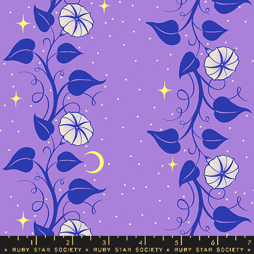 Glow Garden, Moon Vines in Amethyst, by Sarah Watts - Ruby Star Society