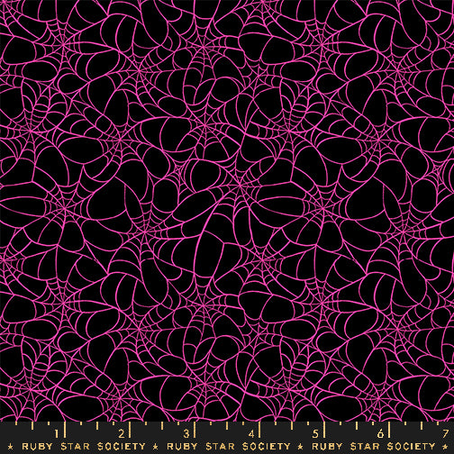 Glow Garden, Tangled Web in Black, by Sarah Watts - Ruby Star Society