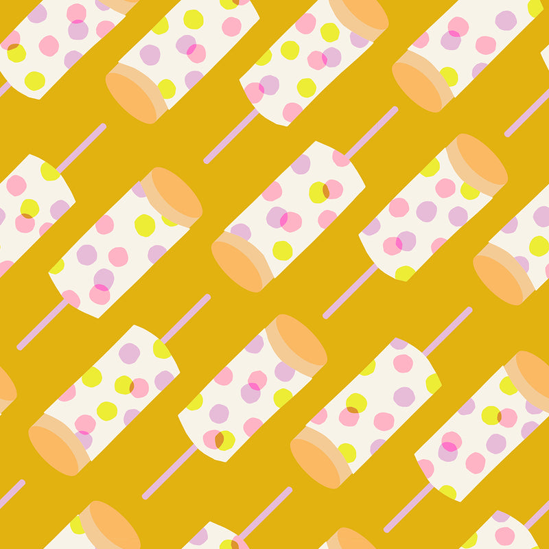 Sugar Cone by Kimberly Kight for Ruby Star Society - Push Pops in Goldenrod