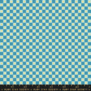 Animal Animal Flower Check in Vintage Blue - by Ruby Star Society