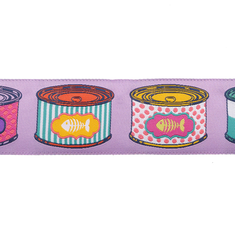 Tula Pink Tabby Road Cat Snacks 1-1/2" Ribbon