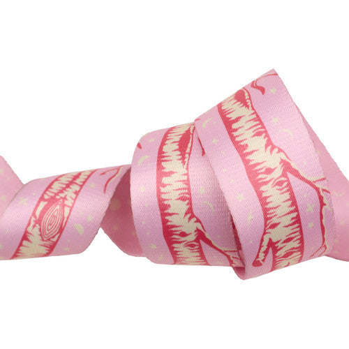 Tula Pink Full Moon Forest 2, Big Tree in Honey - 1-1/2" Webbing