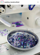 Mixed Glitter Clips - Pack of 50