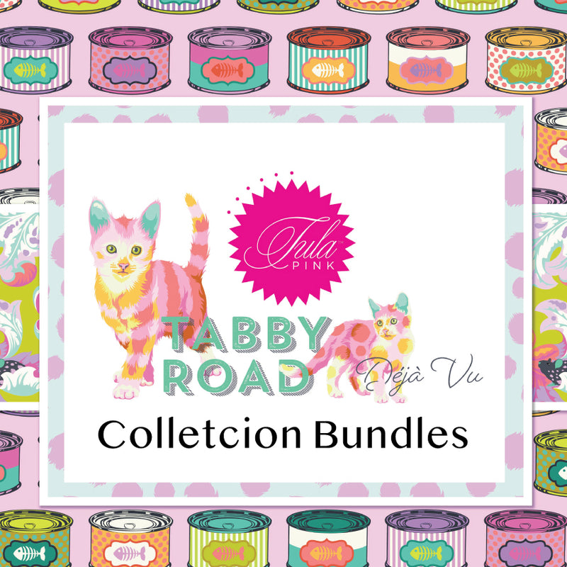 PREORDER Tula Pink's Tabby Road Déjà Vu - Full Collection Bundles July 2024