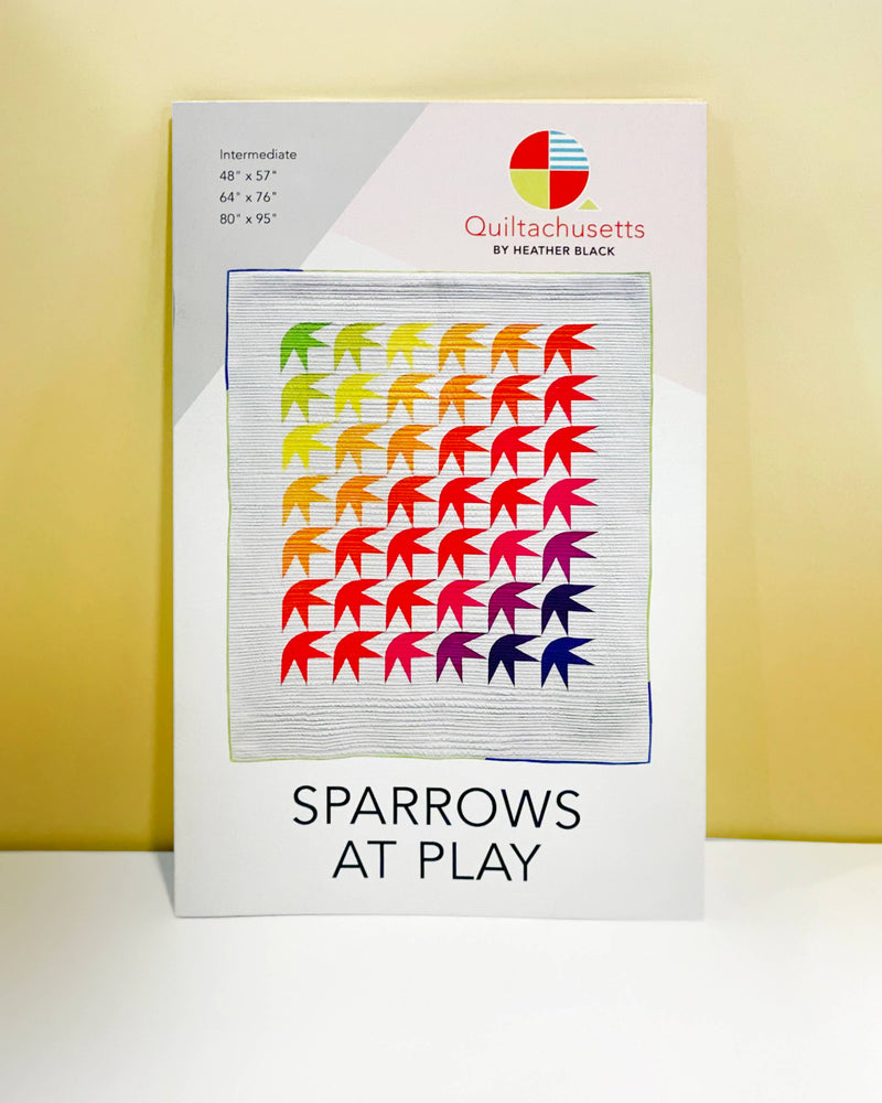 Sparrows At Play Quilt Pattern by Quiltachusetts