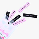 I Didn't Fuck It Up, Sew-on Cotton Labels by KATM, pack of 6