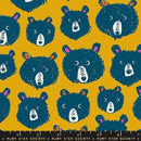 Teddy and the Bears, Teddy and the Bears in Goldenrod, by Sarah Watts for Ruby Star Society