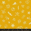 Teddy and the Bears, Groupie in Goldenrod, by Sarah Watts for Ruby Star Society