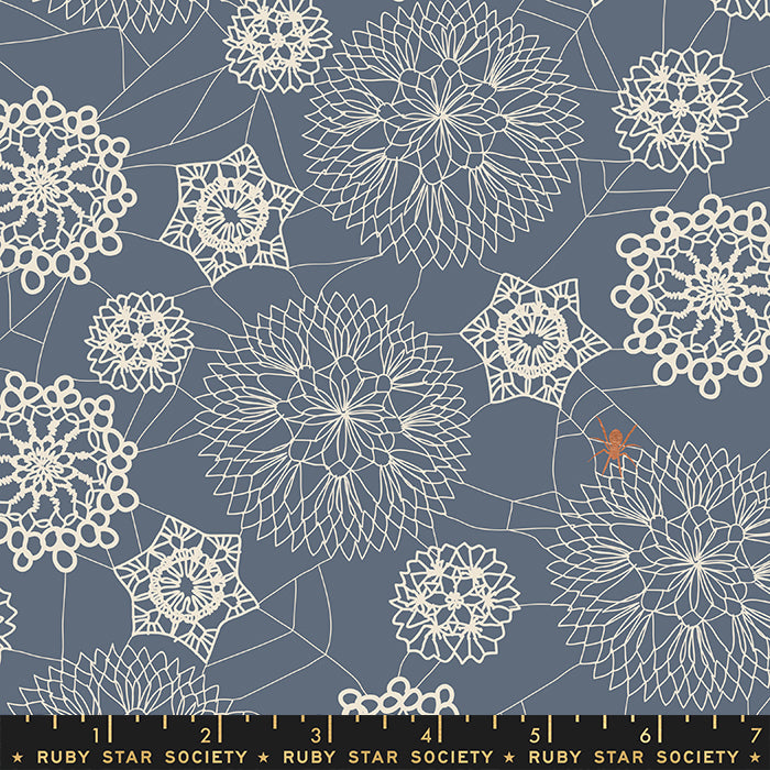 Spooky Darlings Doily Spider Web in Ghostly Copper Metallic