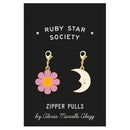 Ruby Star Society Designer Enamel Zipper Pulls!