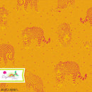 Tula Pink's Daydreamer Lil Jaguares, Papaya