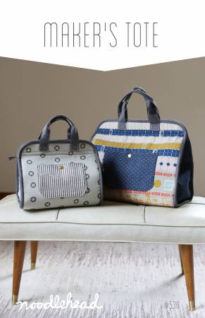 Maker's Tote Sewing Pattern by Noodlehead