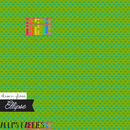 Alison Glass Ellipse, Abacus Dot, Emerald