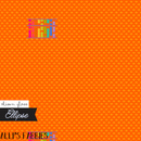 Alison Glass Ellipse, Abacus Dot, Amber