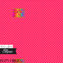 Alison Glass Ellipse, Abacus Dot, Ruby