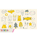 Birthday - Toys Panel Buttercream