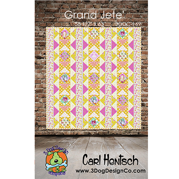 Grand Jete' Quilt Pattern by Carl Hentsch