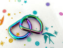 Rainbow Iridescent 1" Hardware Sets