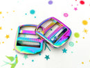 Rainbow Iridescent 1" Hardware Sets