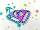 Rainbow Iridescent 1" Hardware Sets