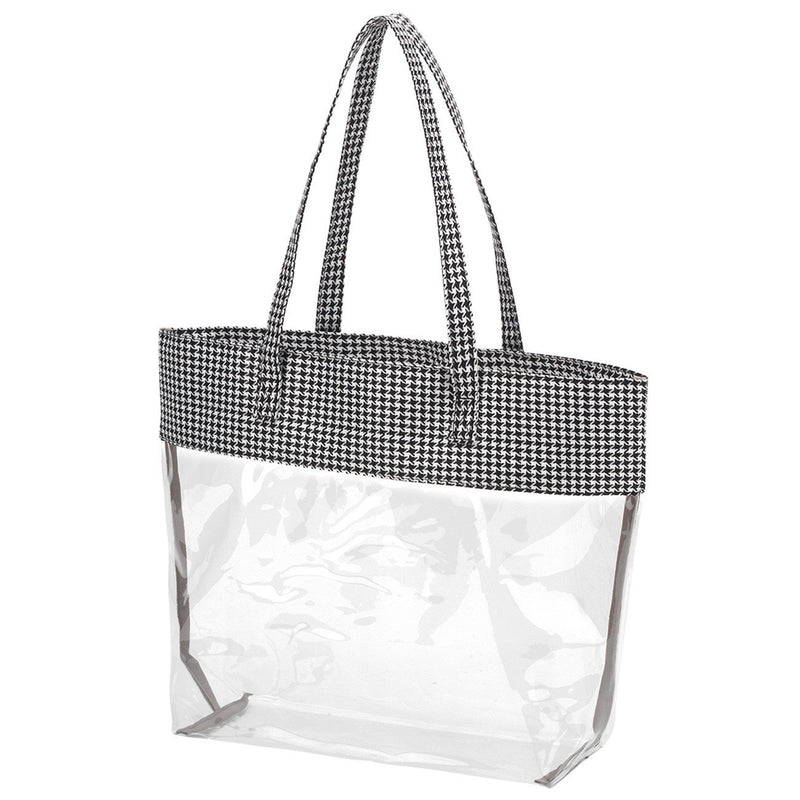 Viv & Lou Clear Tote Houndstooth