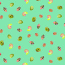 Tula Pink Zuma, Sea Shells, Sea Glass Green by the Fat Quarter