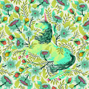 Tula Pink Pinkerville, Imagenarium, Frolic Green, by the Fat Quarter