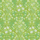 Tula Pink Monkey Wrench, Parrot Prattle, Guava Green by the Fat Quarter