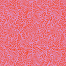 Tula Pink Monkey Wrench, Ribbit, Mango Pink by the Fat Quarter