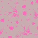 Tula Pink's Neon True Colors, Poms, Cosmic