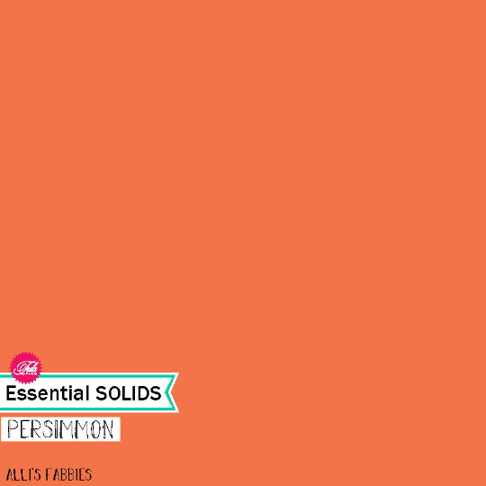 Tula Pink Essential Designer Solids - Persimmon