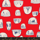 Jolly Darlings Snowglobes in Dark Ruby