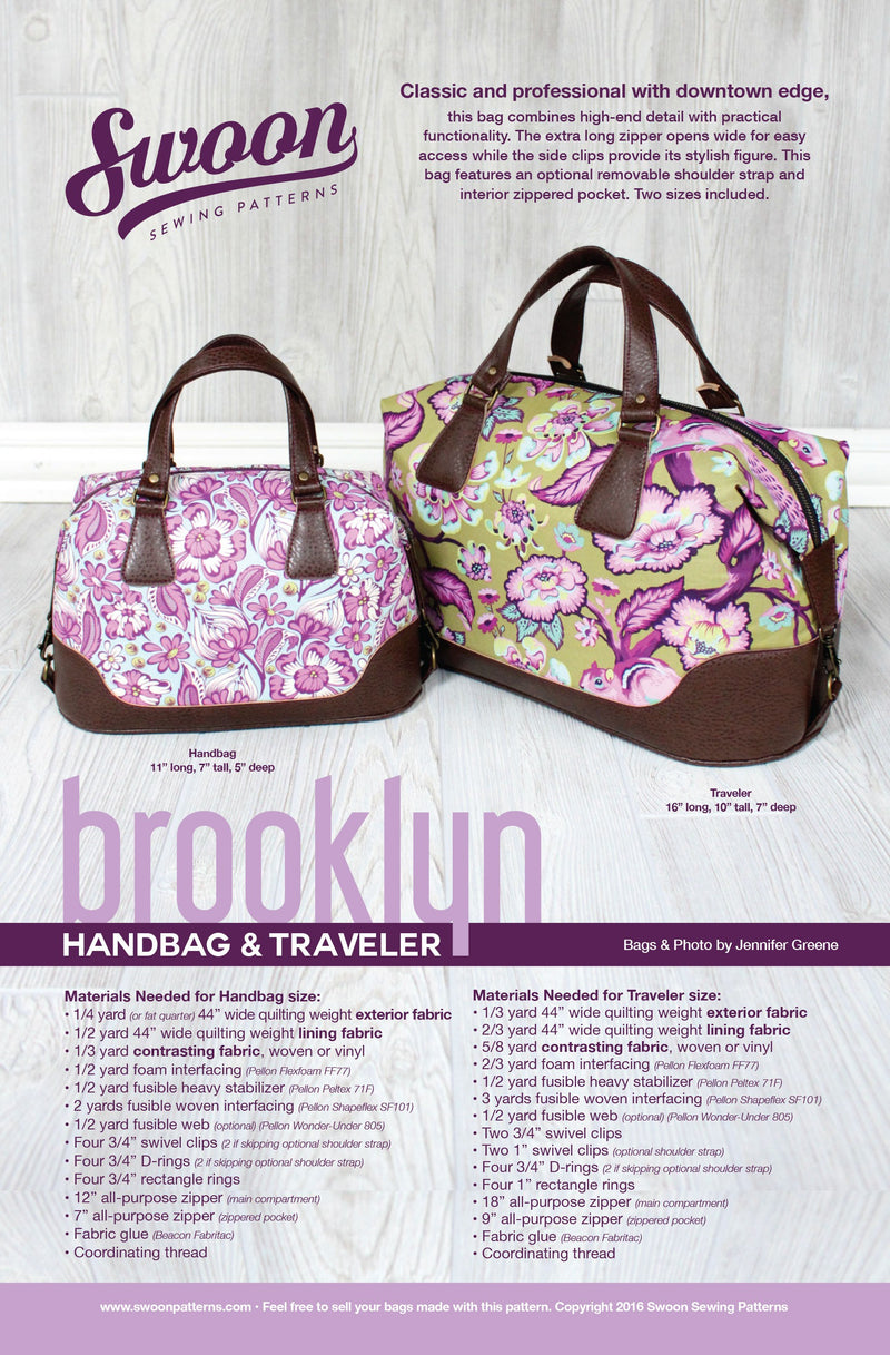 Brooklyn Handbag & Traveler By Swoon