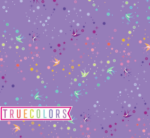 Tula Pink's True Colors - Fairy Dust, Daydream Purple