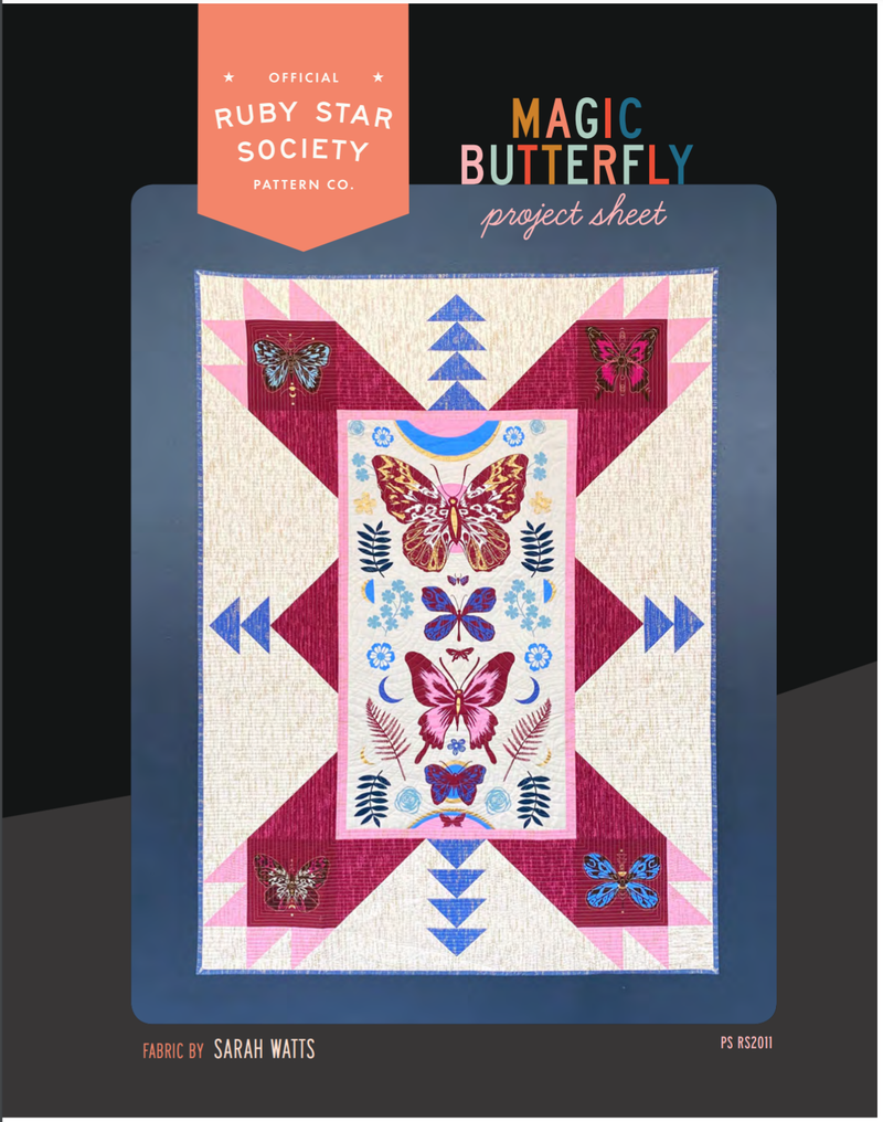 Ruby Star Society Magic Butterfly Quilt