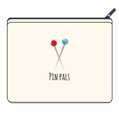 Pin Pals Canvas Small Zipper Bag