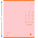 Birthday - Milestone Panel Cotton Candy, Baby Calendar