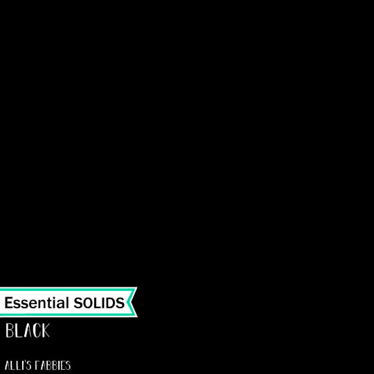 Essential Designer Solids - Black
