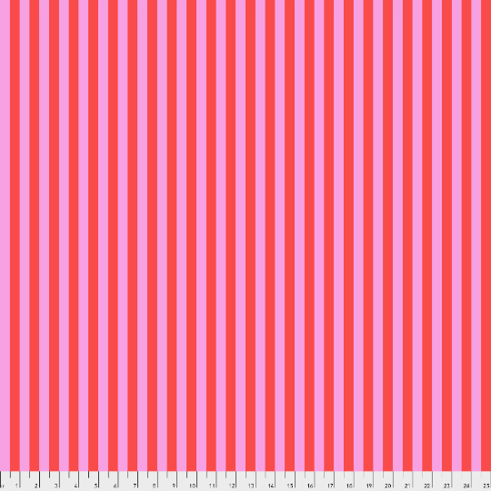 Tula Pink's Stripes - Poppy