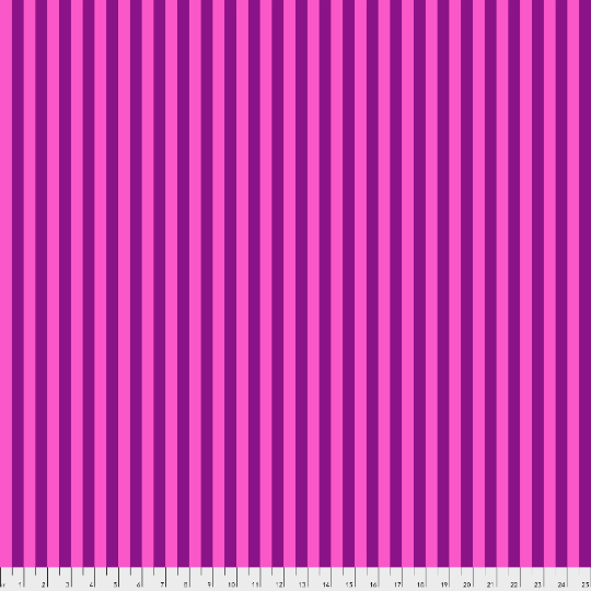 Tula Pink's Stripes - Foxglove