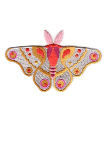 Alison Glass Embroidered Moth Patches!
