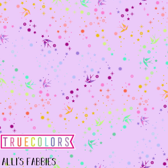 Tula Pink's True Colors - Fairy Dust, Lavender