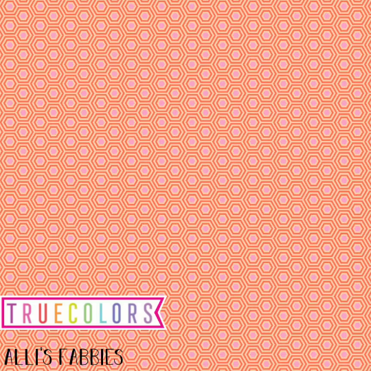 Tula Pink's True Colors - Hexy, Peach Blossom