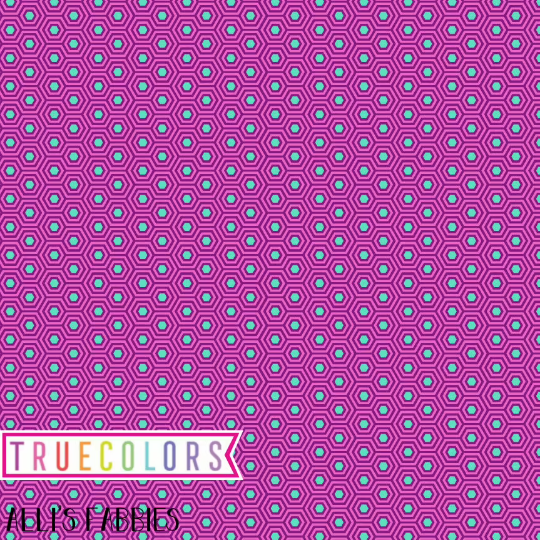 Tula Pink's True Colors - Hexy, Thistle