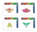 Alison Glass Ex Liberis Assorted Greeting Cards, Moths Set of 8!