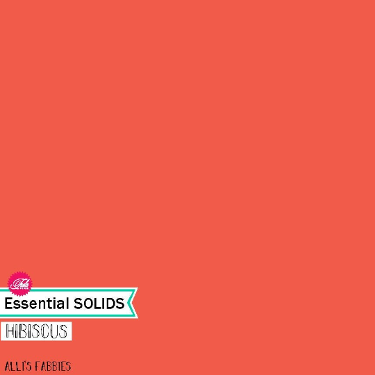 Tula Pink Essential Designer Solids - Hibiscus