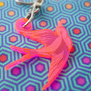 Tula Pink Bird Key Fob