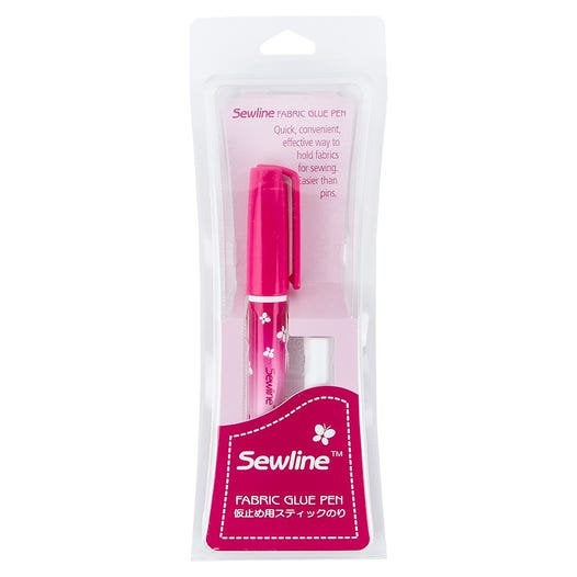Sewline Water-Soluble Fabric Glue Pen with Refill
